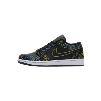 Jordan 1 Low Multicolor Snakeskin (2020) CW5580-001