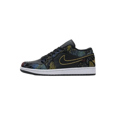 Jordan 1 Low Multicolor Snakeskin (2020) CW5580-001