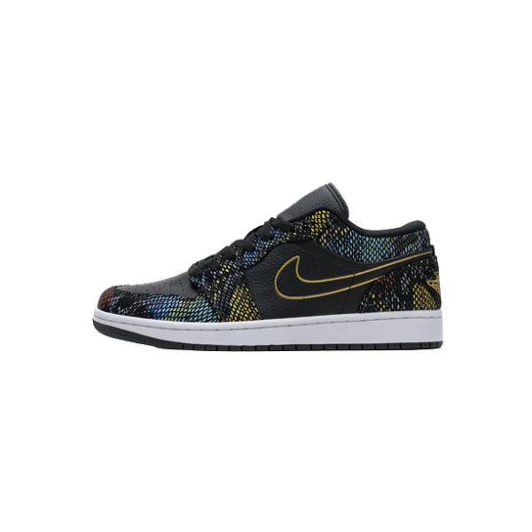 Jordan 1 Low Multicolor Snakeskin (2020) CW5580-001