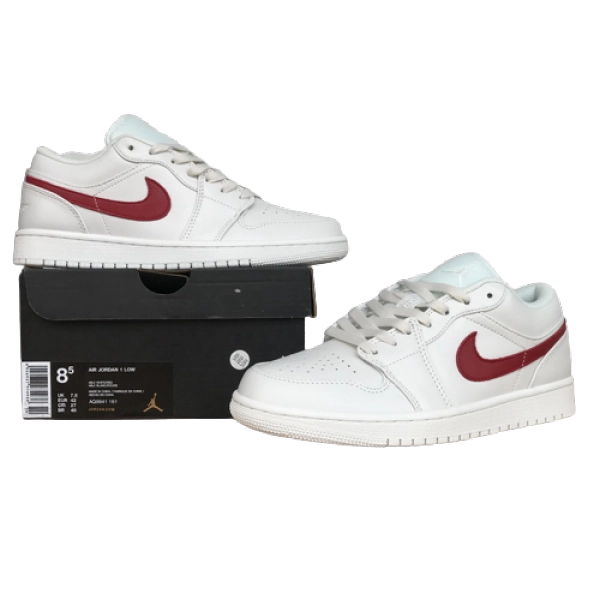 Jordan 1 Low White University Red  AQ9941-161