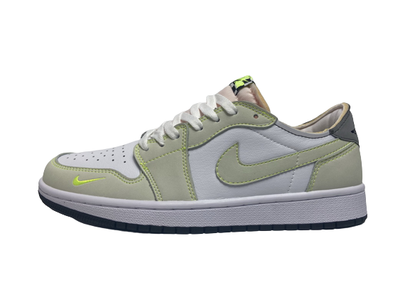 Jordan 1 Retro Low White Ghost Green Black DM7837-103