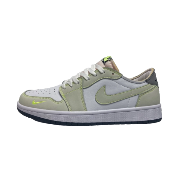 Jordan 1 Retro Low White Ghost Green Black DM7837-103