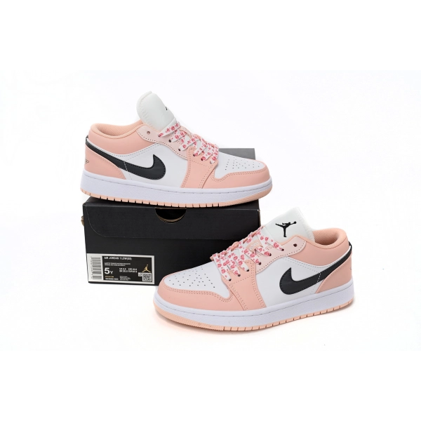 Jordan 1 Low Light Arctic Orange Pink 553560-800