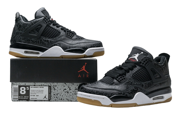 Jordan 4 Retro Laser Black Gum CI1184-001