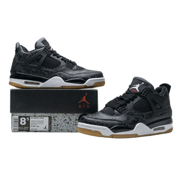 Jordan 4 Retro Laser Black Gum CI1184-001