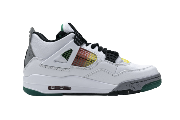 Jordan 4 Retro Lucid Green Rasta AQ9129-100