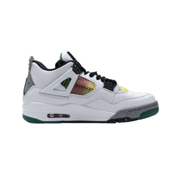 Jordan 4 Retro Lucid Green Rasta AQ9129-100