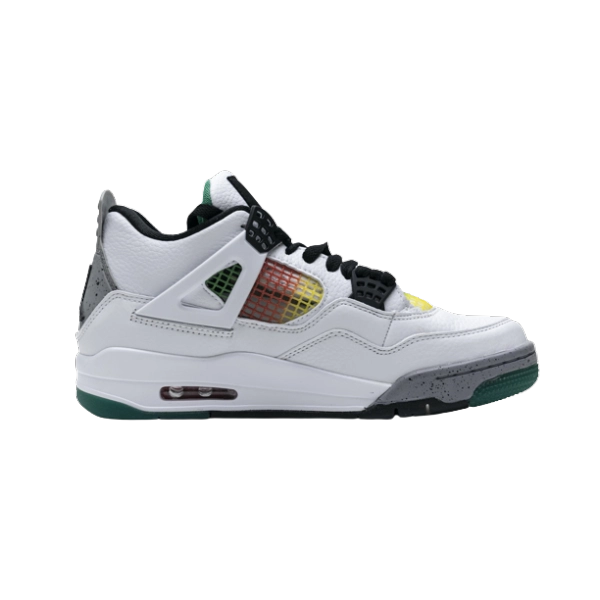 Jordan 4 Retro Lucid Green Rasta AQ9129-100
