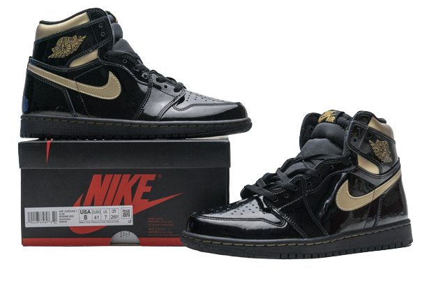 Jordan 1 Retro High Black Metallic Gold (2020) 555088-032