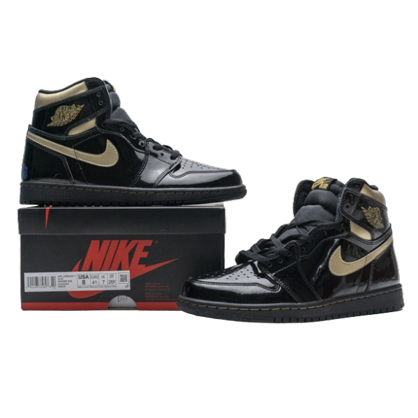 Jordan 1 Retro High Black Metallic Gold (2020) 555088-032