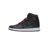 Jordan 1 Retro High Black Satin Gym Red 555088-060