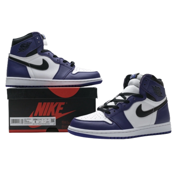 Jordan 1 Retro High Court Purple White 555088-500 (XP Batch)