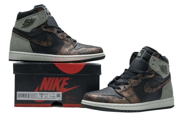 Jordan 1 Retro High Light Army Rust Shadow Patina 555088-033