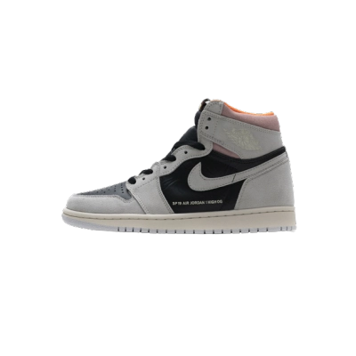 Jordan 1 Retro High Neutral Grey Hyper Crimson 555088-018