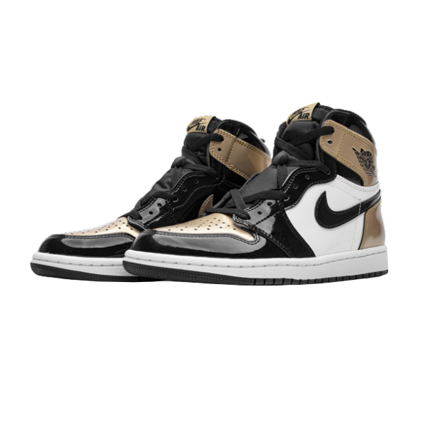 Jordan 1 Retro High NRG Patent Gold Toe 861428-007