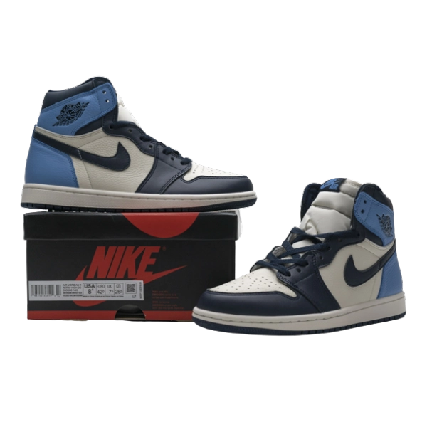 Jordan 1 Retro High Obsidian UNC 555088-140