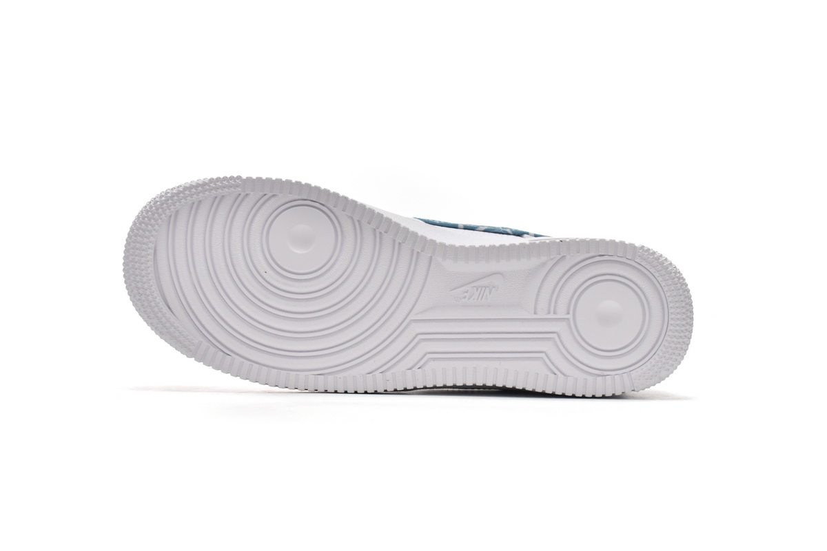 Nike Air Force 1 Low '07 Essential White Worn Blue Paisley DH4406-100