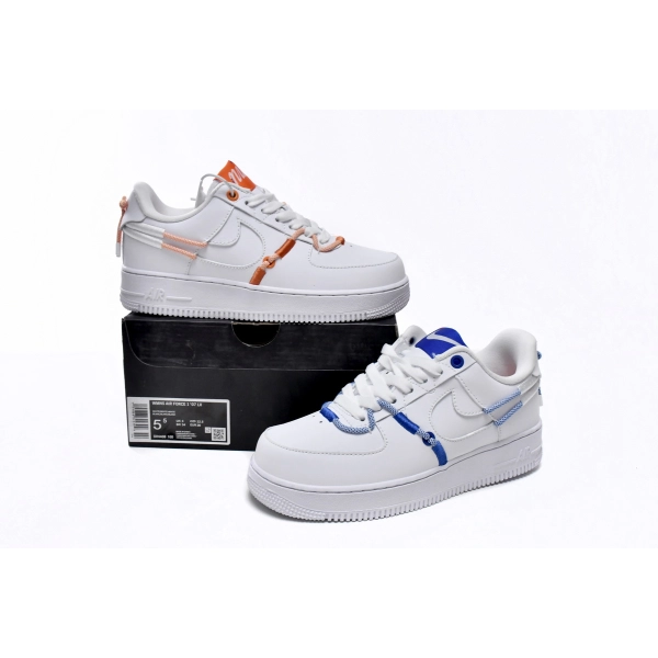 Nike Air Force 1 Low '07 LX White Orange Blue DH4408-100