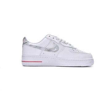 Nike Air Force 1 Low Topography Pack White University Red DH3941-100