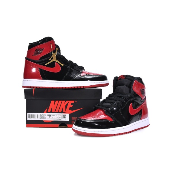 Jordan 1 Retro High OG Patent Bred 555088-063