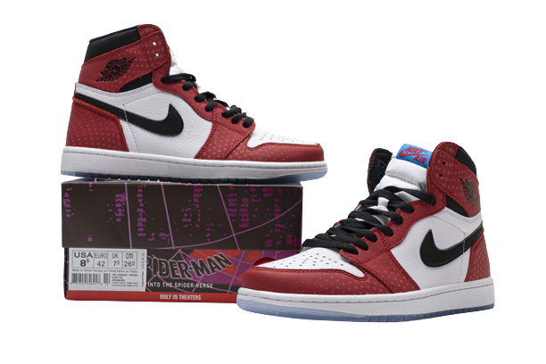 Jordan 1 Retro High Spider-Man Origin Story 555088-602