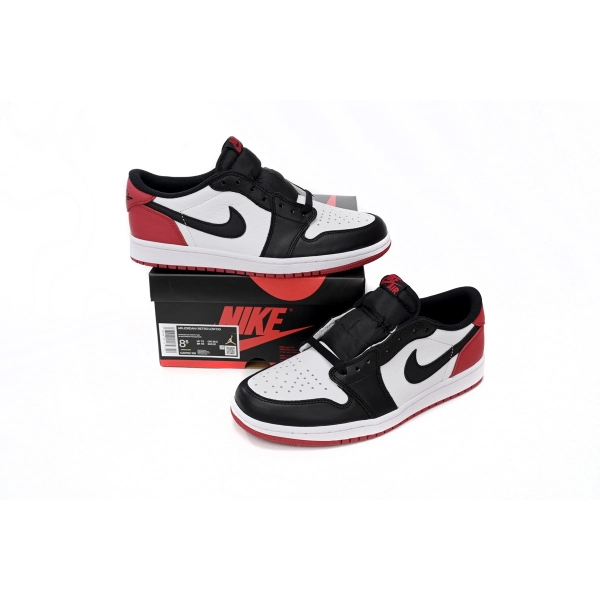 Jordan 1 Retro Low OG Black Toe CZ0790-106