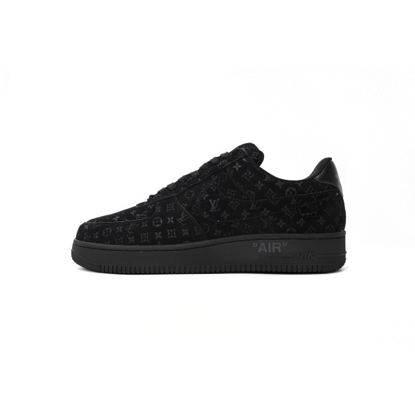 Louis Vuitton Nike Air Force 1 Low By Virgil Abloh Black 1A9VD7