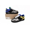 Louis Vuitton Nike Air Force 1 Low By Virgil Abloh Black Metallic Silver 1A9VCH