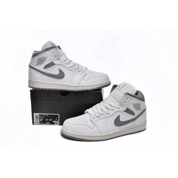 Air Jordan 1 Mid Neutral Grey 554724-135