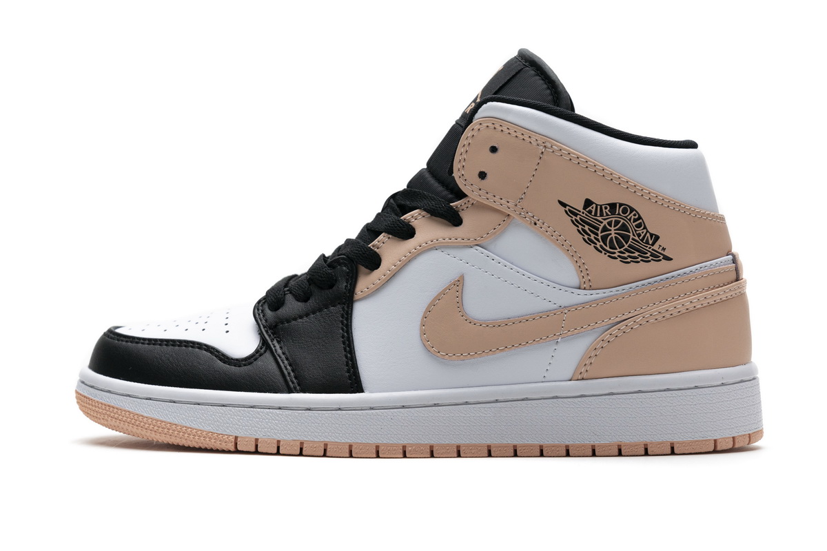 Jordan 1 Mid Arctic Orange Black Toe 554725-133