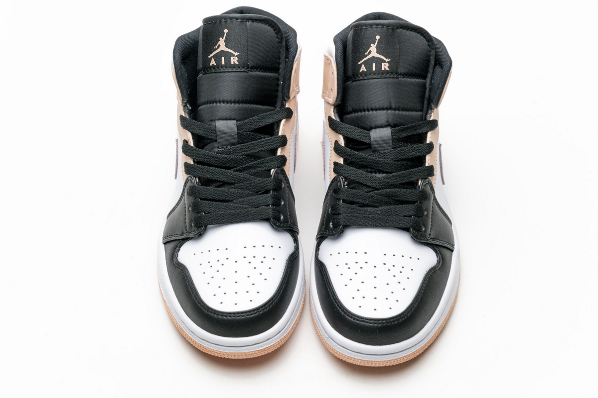 Jordan 1 Mid Arctic Orange Black Toe 554725-133