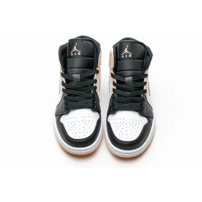 Jordan 1 Mid Arctic Orange Black Toe 554725-133