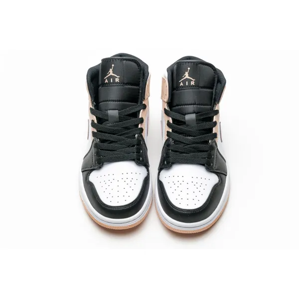 Jordan 1 Mid Arctic Orange Black Toe 554725-133