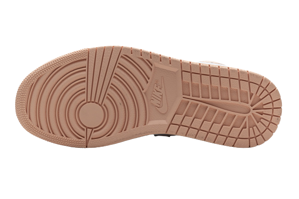 Jordan 1 Mid Arctic Orange Black Toe 554725-133