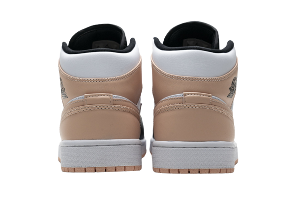 Jordan 1 Mid Arctic Orange Black Toe 554725-133