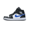 Jordan 1 Mid Black Racer Blue White 554724-084