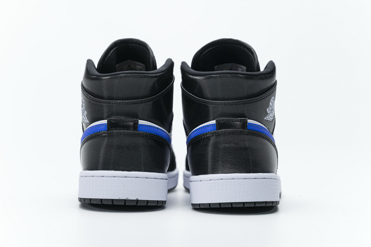 Jordan 1 Mid Black Racer Blue White 554724-084