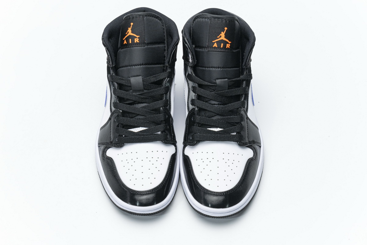 Jordan 1 Mid Black Racer Blue White 554724-084