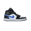 Jordan 1 Mid Black Racer Blue White 554724-084