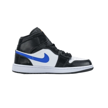 Jordan 1 Mid Black Racer Blue White 554724-084