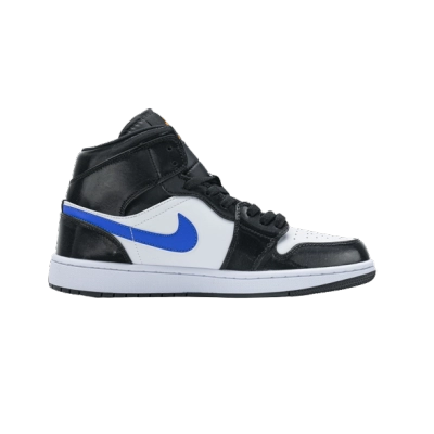 Jordan 1 Mid Black Racer Blue White 554724-084
