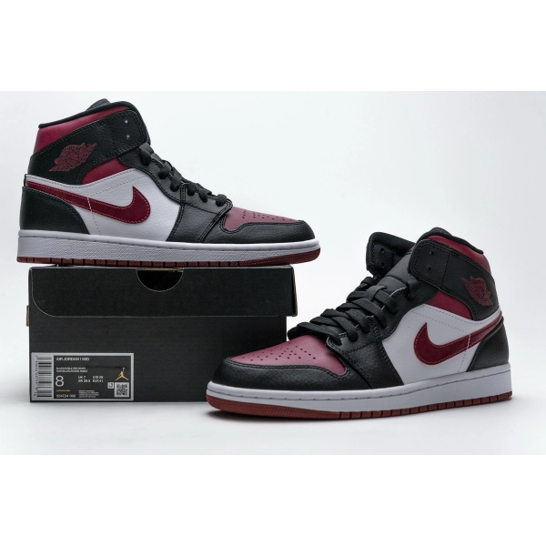 Jordan 1 Mid Bred Toe 554724-066
