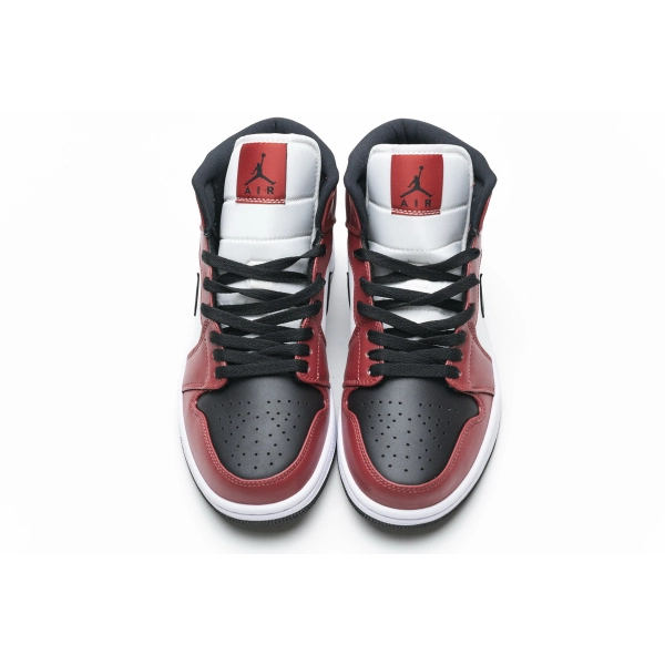 Jordan 1 Mid Chicago Black Toe  554725-069