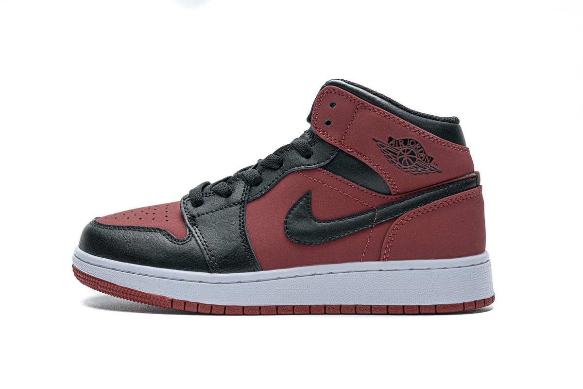 Jordan 1 Mid Gym Red Black  554725-610