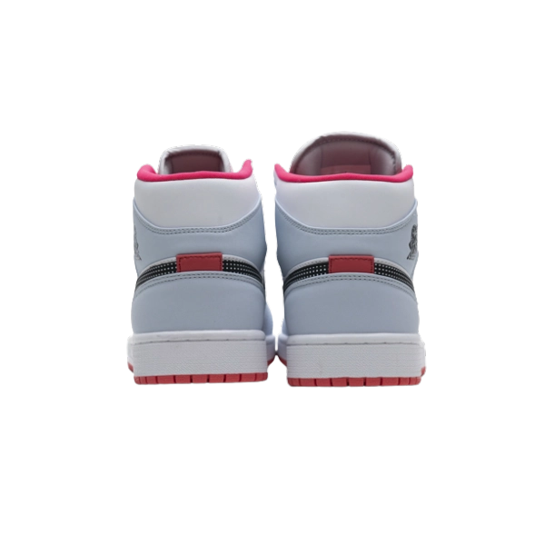 Jordan 1 Mid Half Blue Polka Dot Swoosh  555112-400