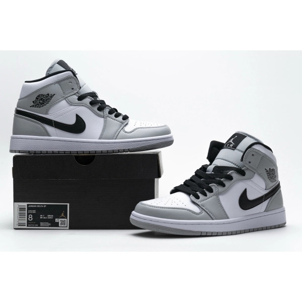 Jordan 1 Mid Light Smoke Grey 554724-092