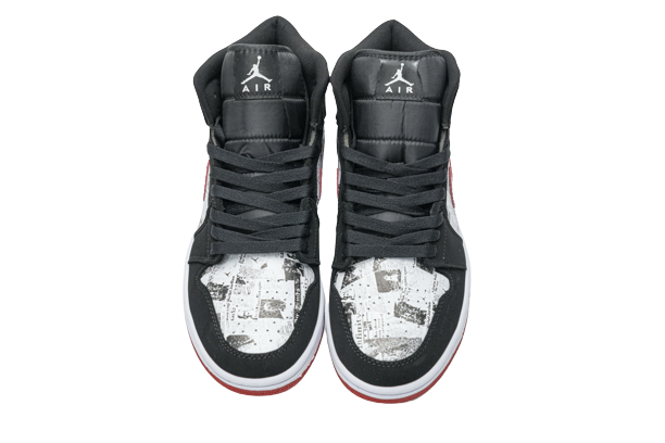 Jordan 1 Mid Newspaper Air Times 852542-061