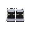 Jordan 1 Mid Patent Black White Gold 852542-007