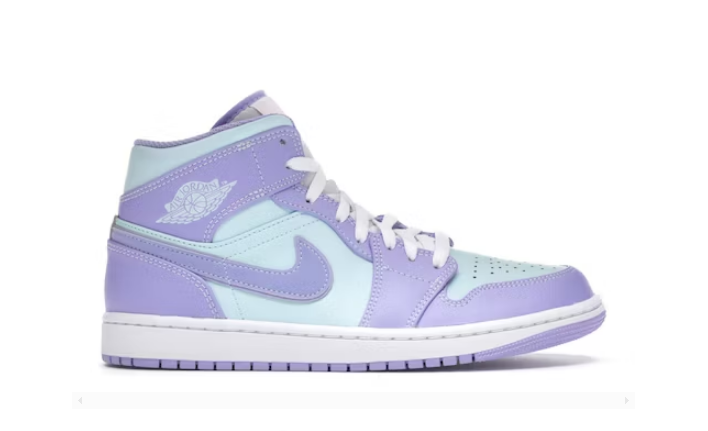 Jordan 1 Mid Purple Aqua 554724-500