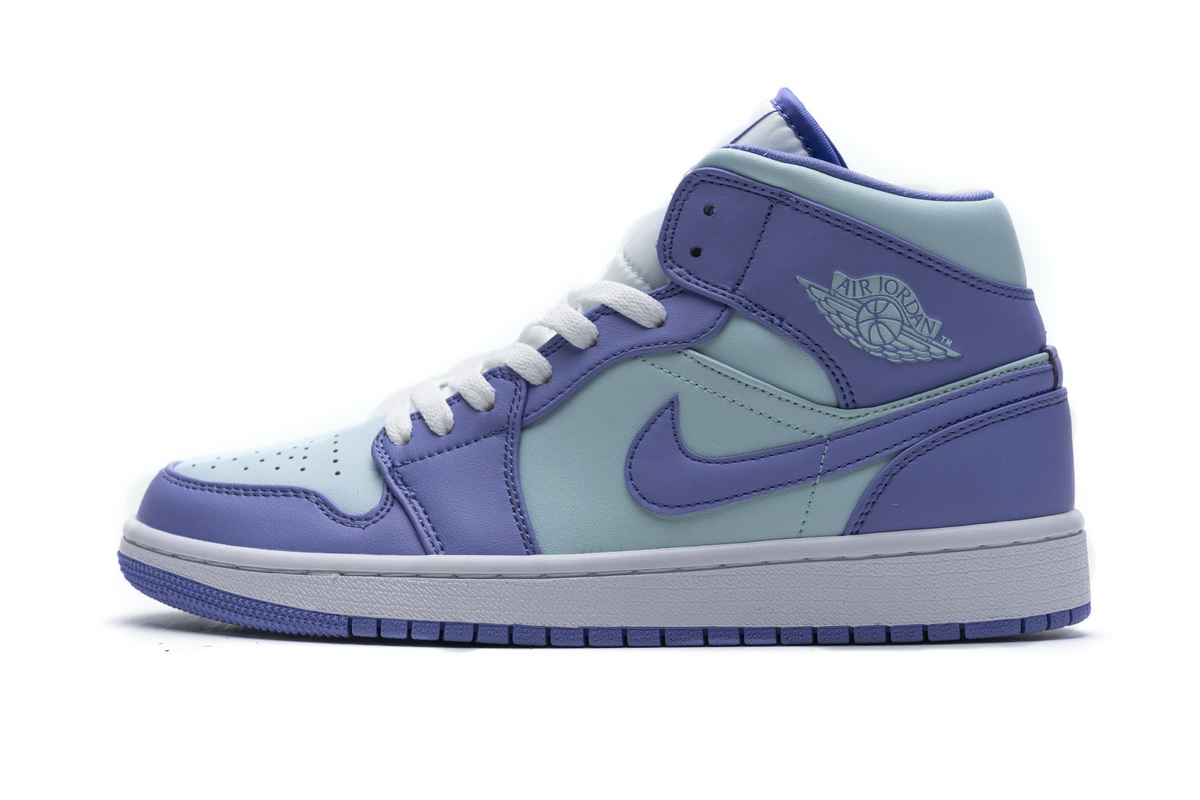 Jordan 1 Mid Purple Aqua  554725-500